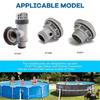 2 Stück 25076RP Unterlegscheibe und Ring Poolpumpe Ersatzteile Ventile Dichtungen Fittings