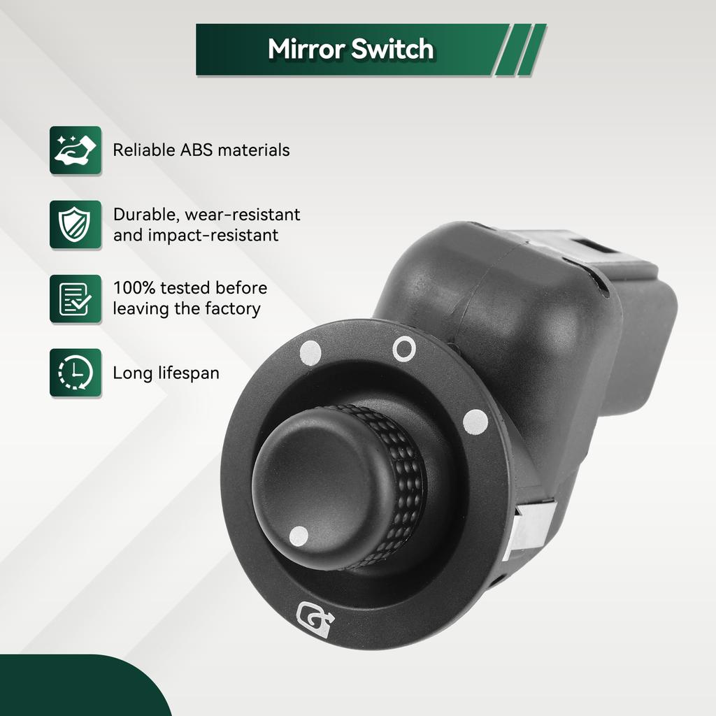 10 pins Mirror Control Switch Knob 8200676533 8200109014 109014 For Renault Clio 3 Mk3 Laguna 2 Scenic Megane 2 Kangoo 2007-2017 Switches4