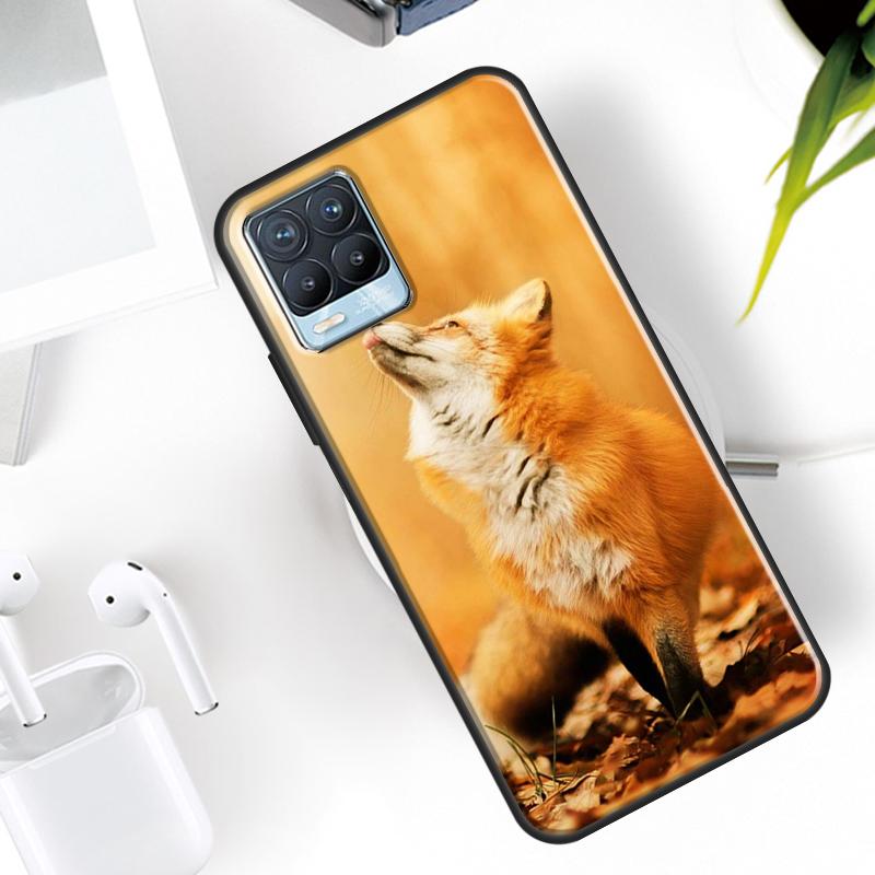 

Cute Animal Fox For Realme C55 C35 C33 C31 C30 C21Y GT Neo 5 3T OnePlus 11 10 9 Pro 10T Nord 2 3 2T CE Case OnePlus 10Pro