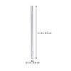 15Pcs Metal Wind Chime Tubes DIY Aluminum Tone Pipes for Outdoor Indoor Decoration DIY Crafting Hanging Pendant Garden Yard Wind