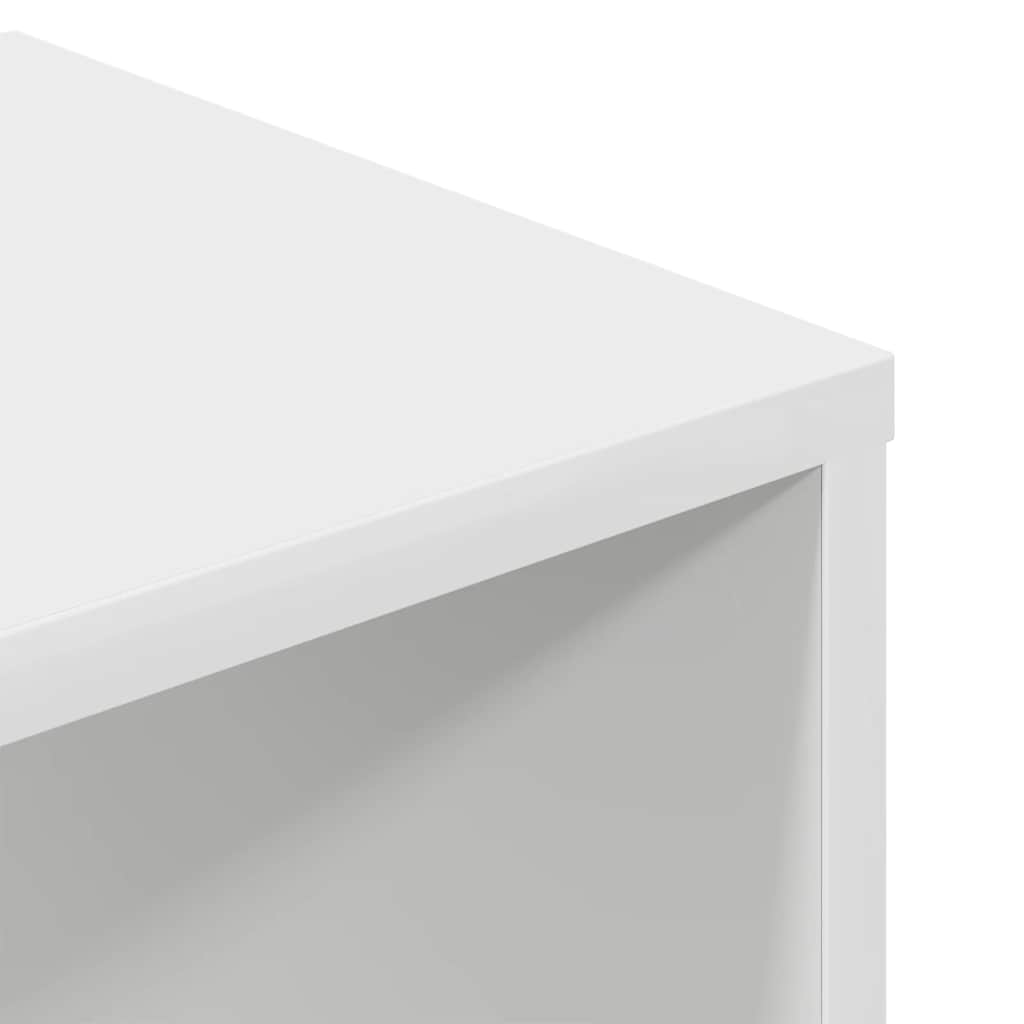Bookshelf White 34 x 31 x 112 cm Engineered Wood