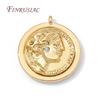Pendants For Earrings 18K Gold Plated Elizabeth Charms For Jewelry,Decorative Pendant,DIY Jewelry Making Supplies