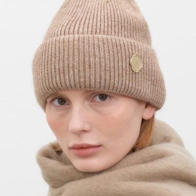 Halden weiche Wollmütze (C052_beige)