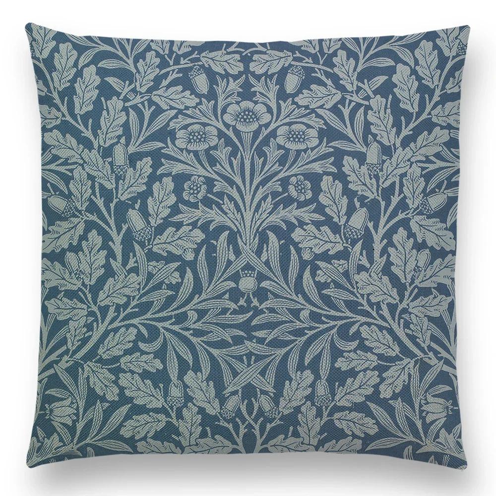 

Уильям Моррис Вор Красный Наволочка Роскошная Декоративная Подушка Домашний Декор для Дивана Гостиной Наволочка /// 60x60cm