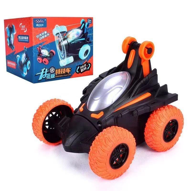 Electric Toy Stunt Car with Light and Music Special Effect Dump Truck Toy Vehicle