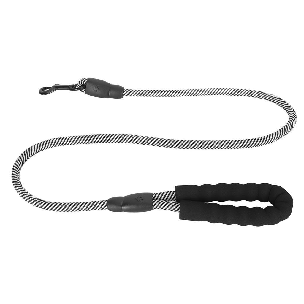 Dog Leash 360 Degree Buckle Wearable Pull Resistant Puppy Traction Rope with Padded Handle for