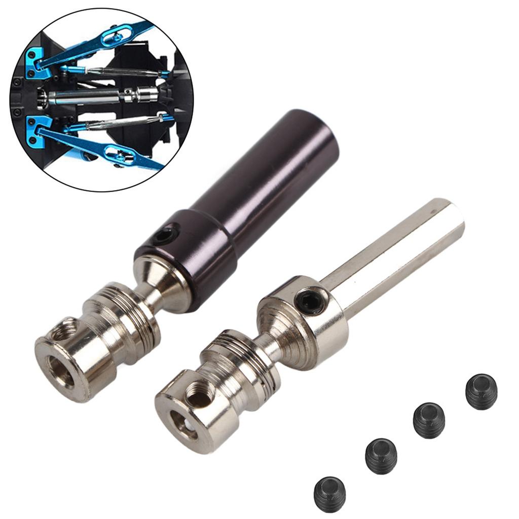 Aluminum Alloy Rear Center Drive Shaft for WLtoys 1 12 2423 RC Car Accessory (Titanium 0025T)