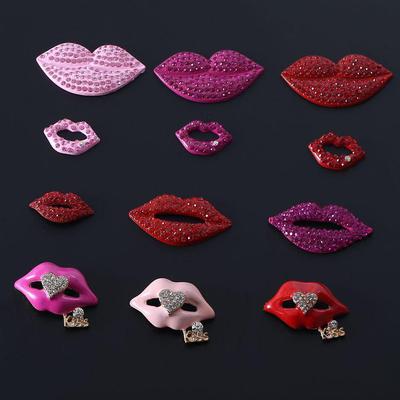 Creative Diamond Red Lips Mobile Phone Case - DIY Materials & Accessories