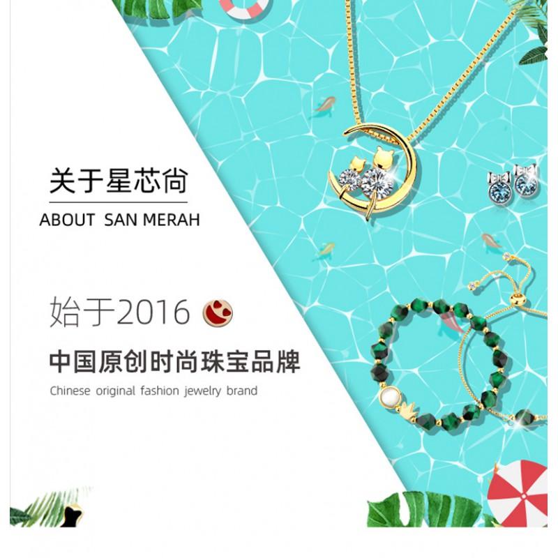 Sterling Sunflower Pendant Necklace Women Delicate Cross Chain Choker Elegant Floral Jewelry Gift