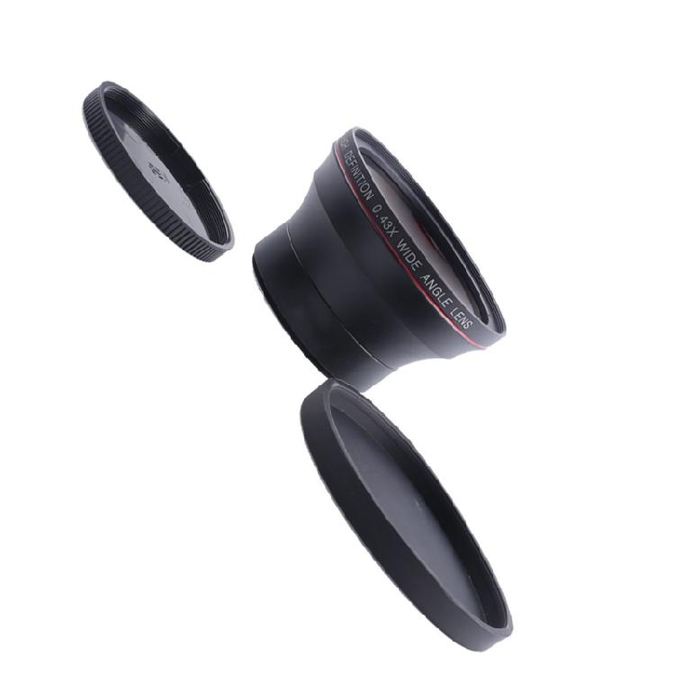 49/52/55/58mm Professional Wide Angle Lens Macro Portion 0.43x for Photography