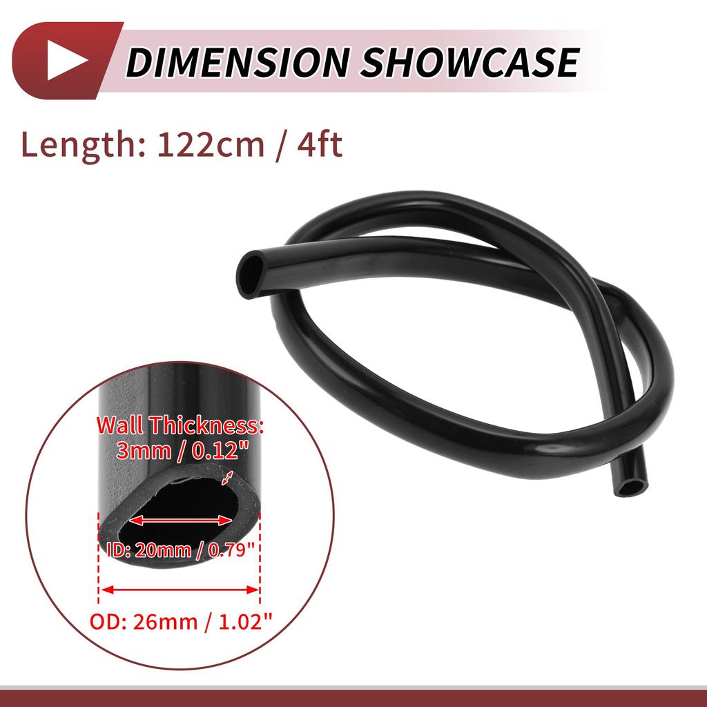 HEROFFIX Air and Water Silicone Vacuum Tube Hose High Temperature