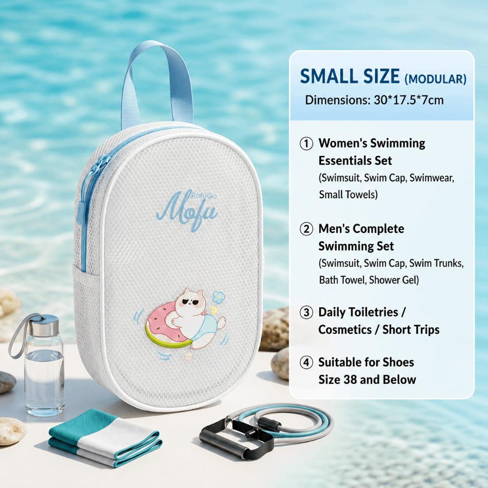 Waterproof Swimming Storage Bag Wear Resistant Swim Gear Bag Portable Organizer Bag  Pool Use