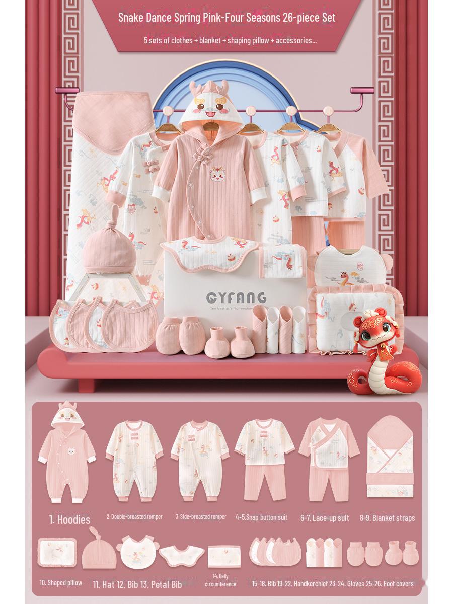 

Подарочная коробка для новорожденного: Детский костюм на весну и осень - Подарок на полнолуние в год Змеи 59cm