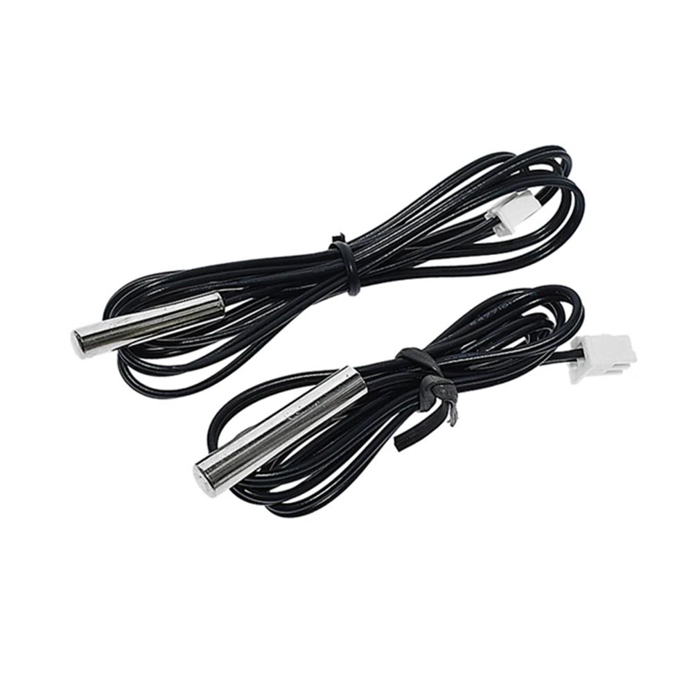 5pcs 10K 1% 3950 Thermistor Waterproof Cable 1m/5m/10m NTC Thermistor Air Conditioner Refrigerator Temperature Sensor
