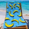 Großes Strandtuch 2D Flachbedruckt Niedliches Frucht-Design Mikrofaser Sandabweisend Schnelltrocknend Weiches Handtuch Für Draußen Picknick Yoga