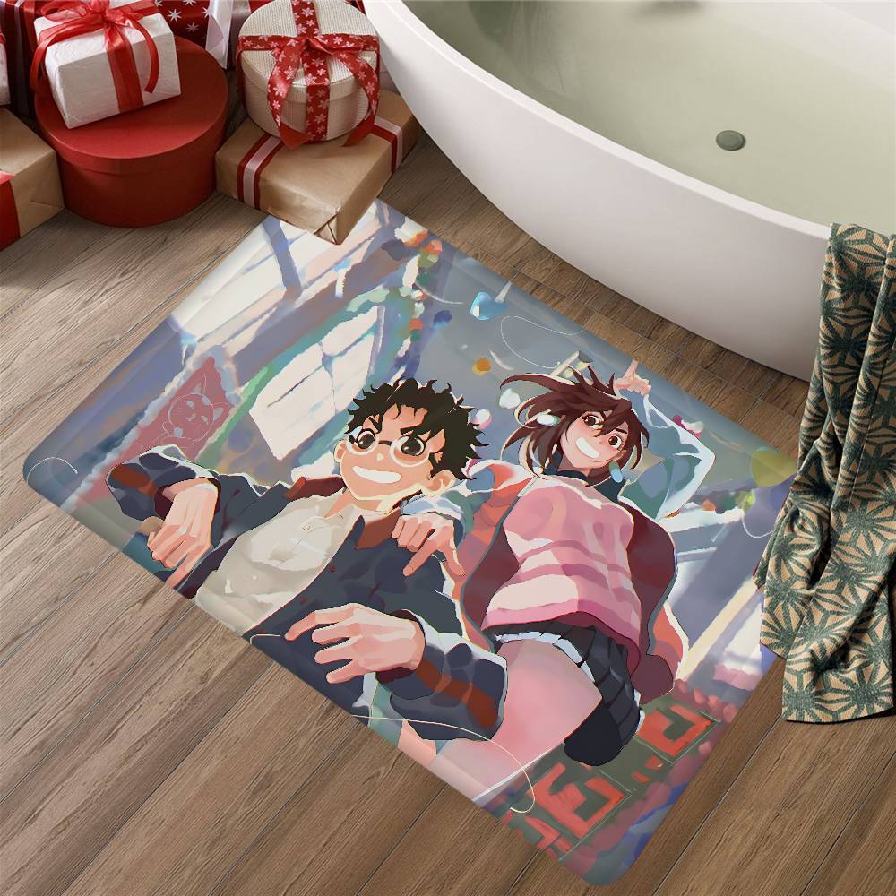 Anime D-DandadanS Bathroom Mat Kids Room Bedroom Decoration Balcony Anti-Slip Doormat Living Room Welcome Rug