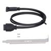 Adapter Cable 19Pin USB 3.0 to External USB TypeC Socket 50cm Data Transmission Line