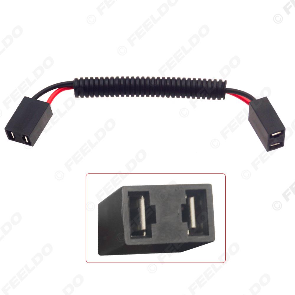 H7 to H7 Car LED/HID Headlight Conversion Adapter Plug H7 to H7