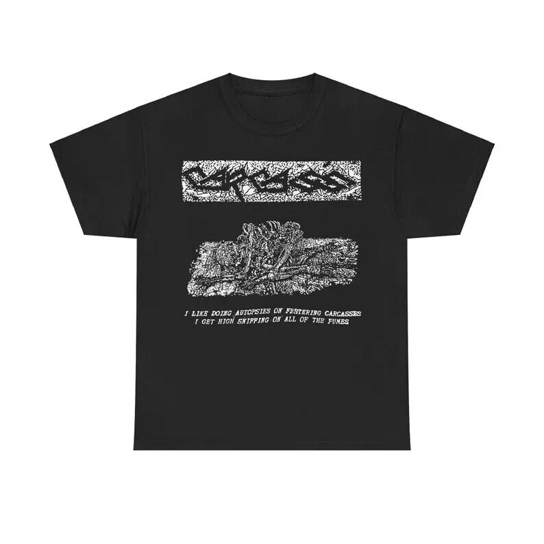 Carcass Grindcore T Shirt Vintage Death Metal Dystopia Regurgitate Napalm Death S