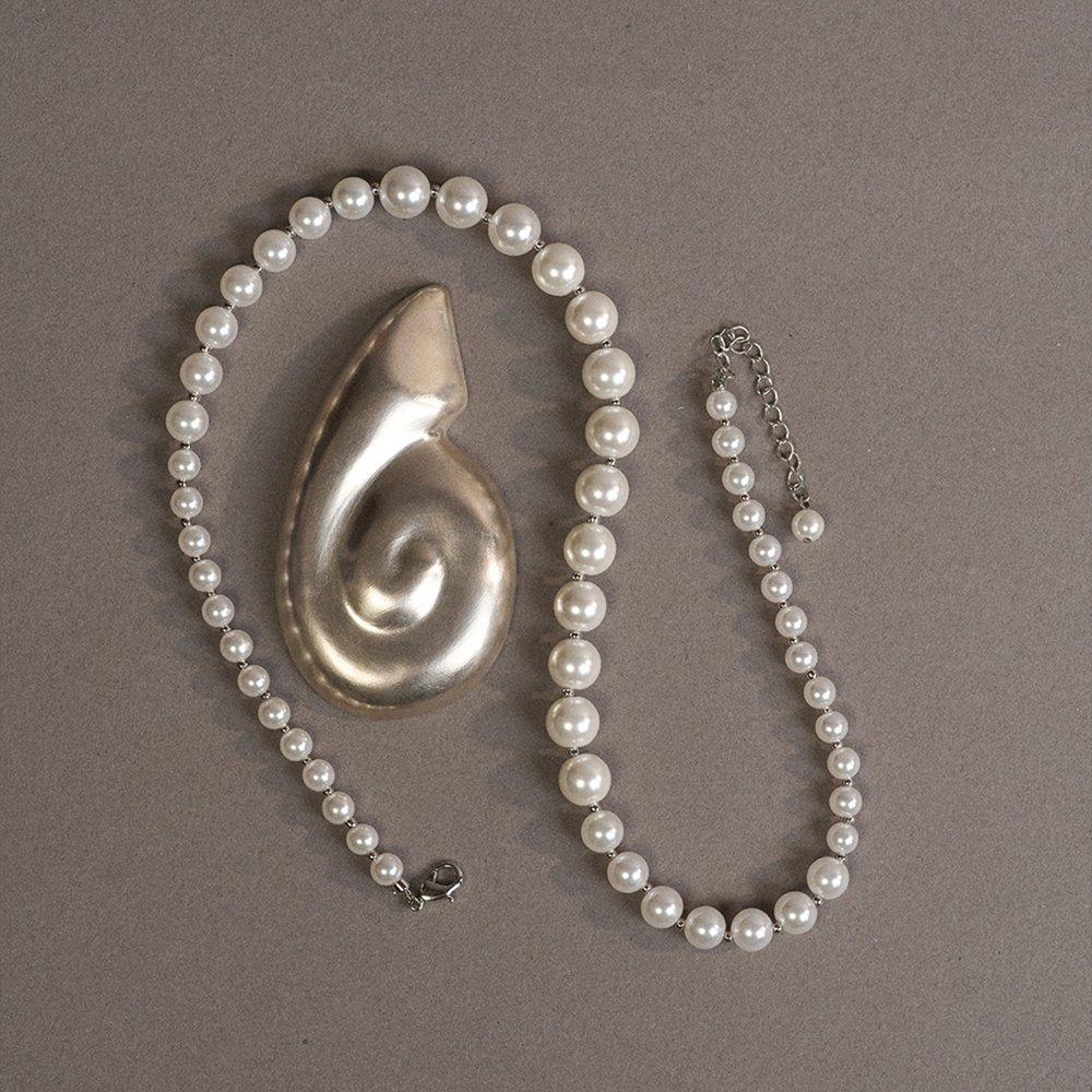 [Hei][Worn by Mamamoo Solar] Crescendo Pearl Necklace