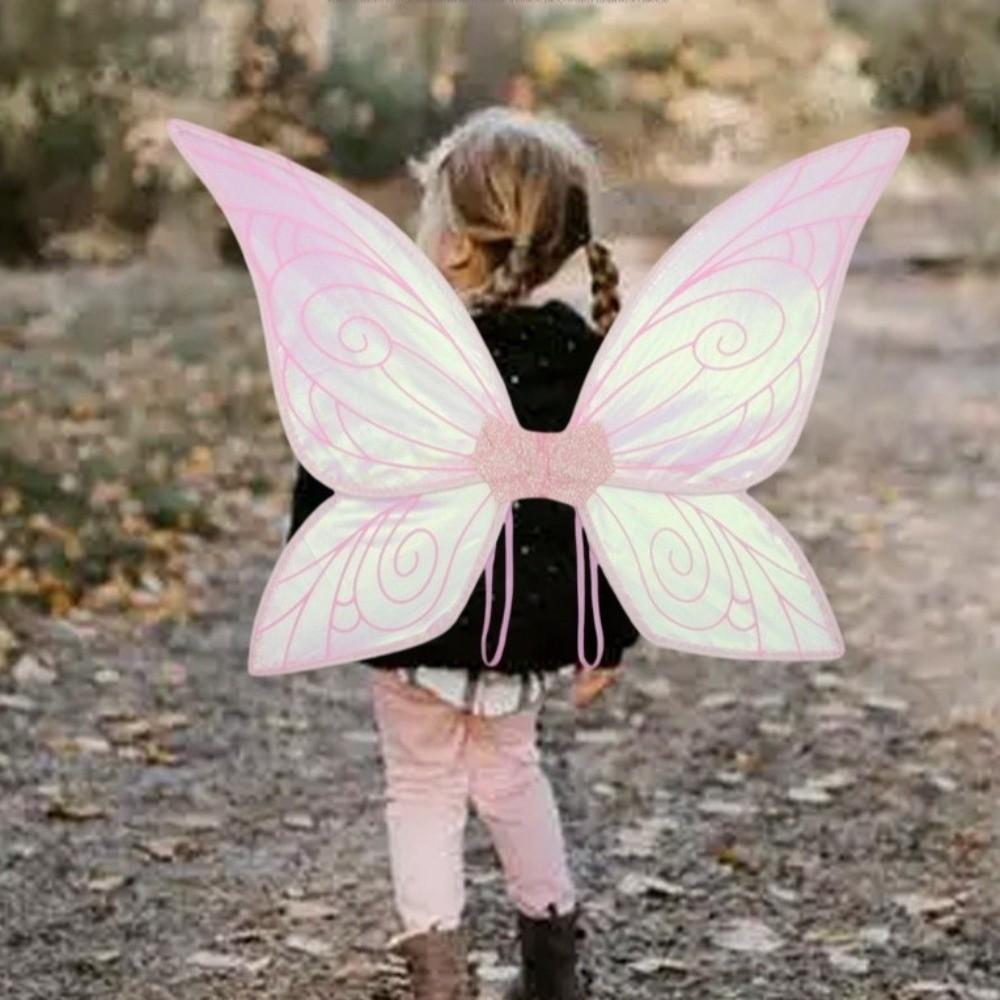 Sparkly Gradient Butterfly Princess Wings Organza Elf Wings Creative Cosplay Wings  Birthday Party