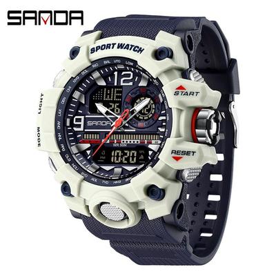 Orologio Sportivo Luminoso da Uomo Sanda 3133 - Tendenza Moda Multifunzionale per Adolescenti