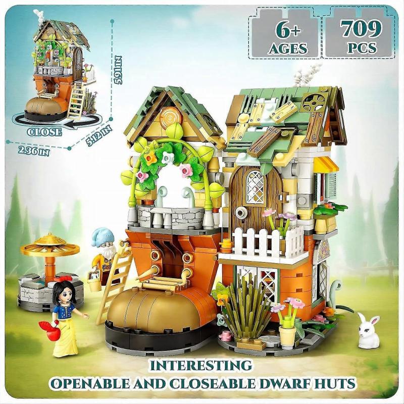New Tree House Building Set Forest Tree House Building Block Set 709 Pcs Beautiful Gift For Boys Girls