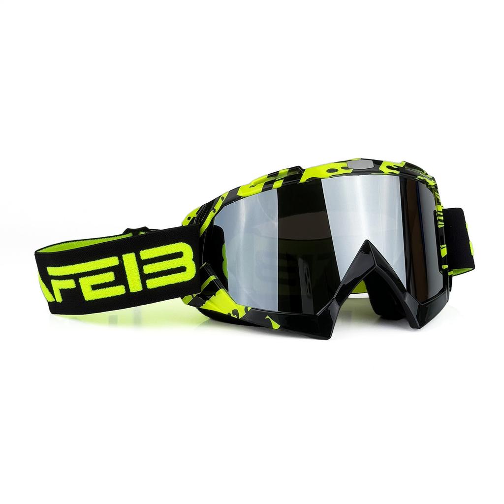 Motorcycle Glasses Unisex Riding Windproof Goggles Helmet Sports Outdoor Skiing Goggles Lenses N634