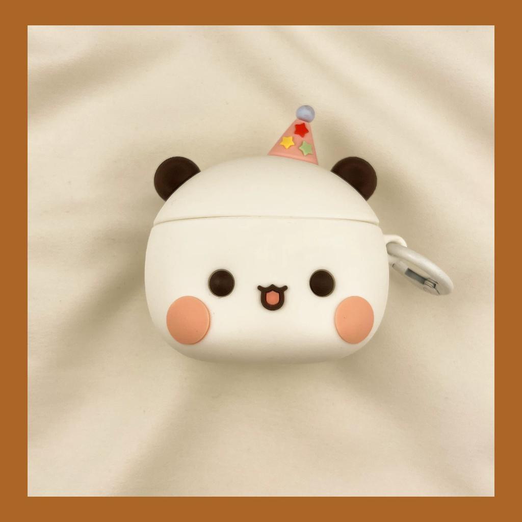 Panda Bubu Și Yier Căști Desen Animat Căști Bluetooth Wireless Carcasă Cadou Drăguț de Ziua de Naștere Pandantiv Surpriză de Sărbătoare