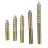80pcs M5 Dowel Screw Woodworking Furniture Connector Double Ended Screw Hanger Bolt