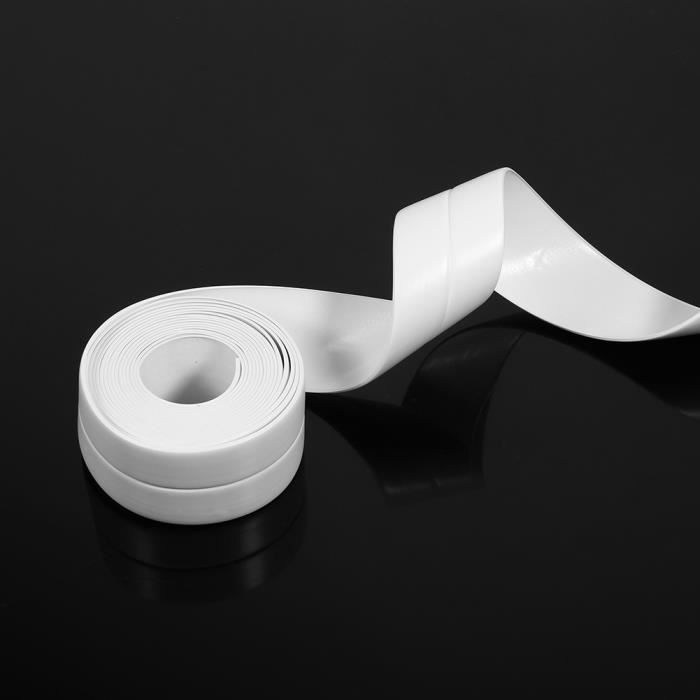 Bande d'étanchéité - PVC - 38mm x 3,2m - Étanche - Anti-moisissure - Résistant à l'huile