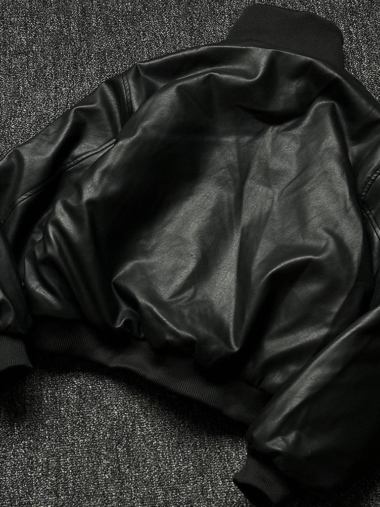 2025 Retro Skórzana Kurtka Pilotka Mountain Eagle - Zimowa Bawełniana Odzież Wierzchnia Męska i Damska