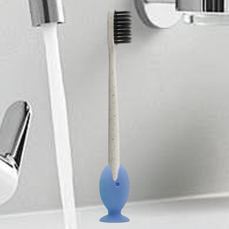 Tandenborstelhouder Stofdicht Siliconen Vorm Vis Tandenborstelhouder Multifunctionele Tandenborstel Beschermhoes Met Zuignap