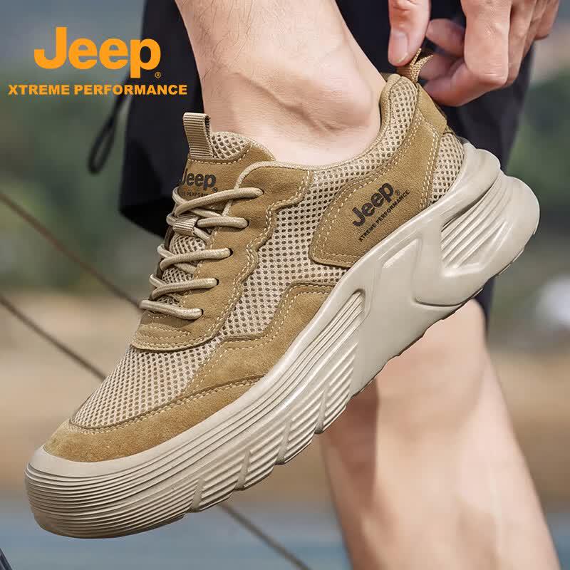 Jeep Men's Breathable Anti-Collision Hiking Shoes