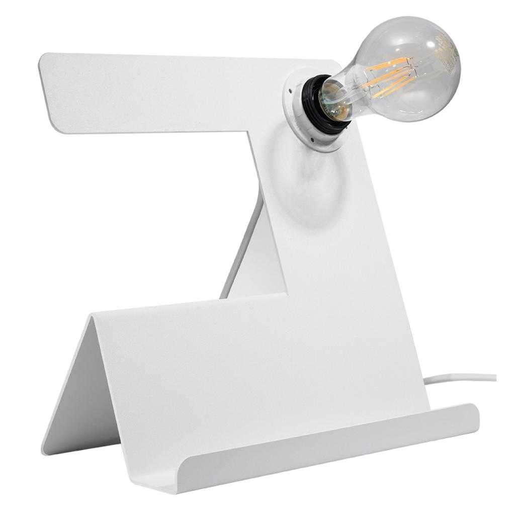 Lampa Biurkowa Incline 1 E27 Biały Sollux Sl.0668