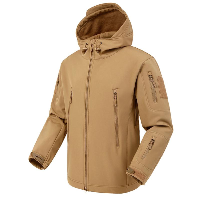 Giacca con Cappuccio e Pantaloni Invernali Morbidi Impermeabili Caldi da Uomo