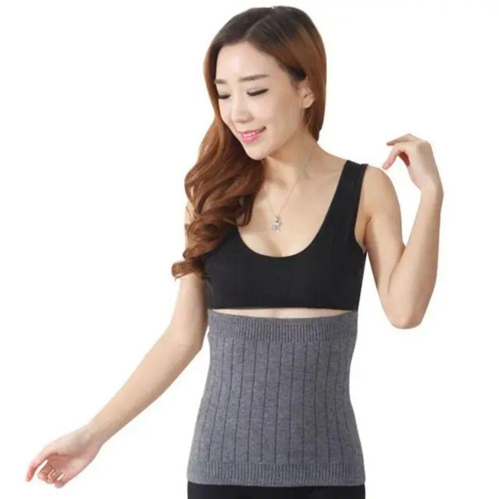 Cotton Cashmere Wool Waist Support Keep Warm Cold Stomach Protection Cashmere Waist Belts  Unisex
