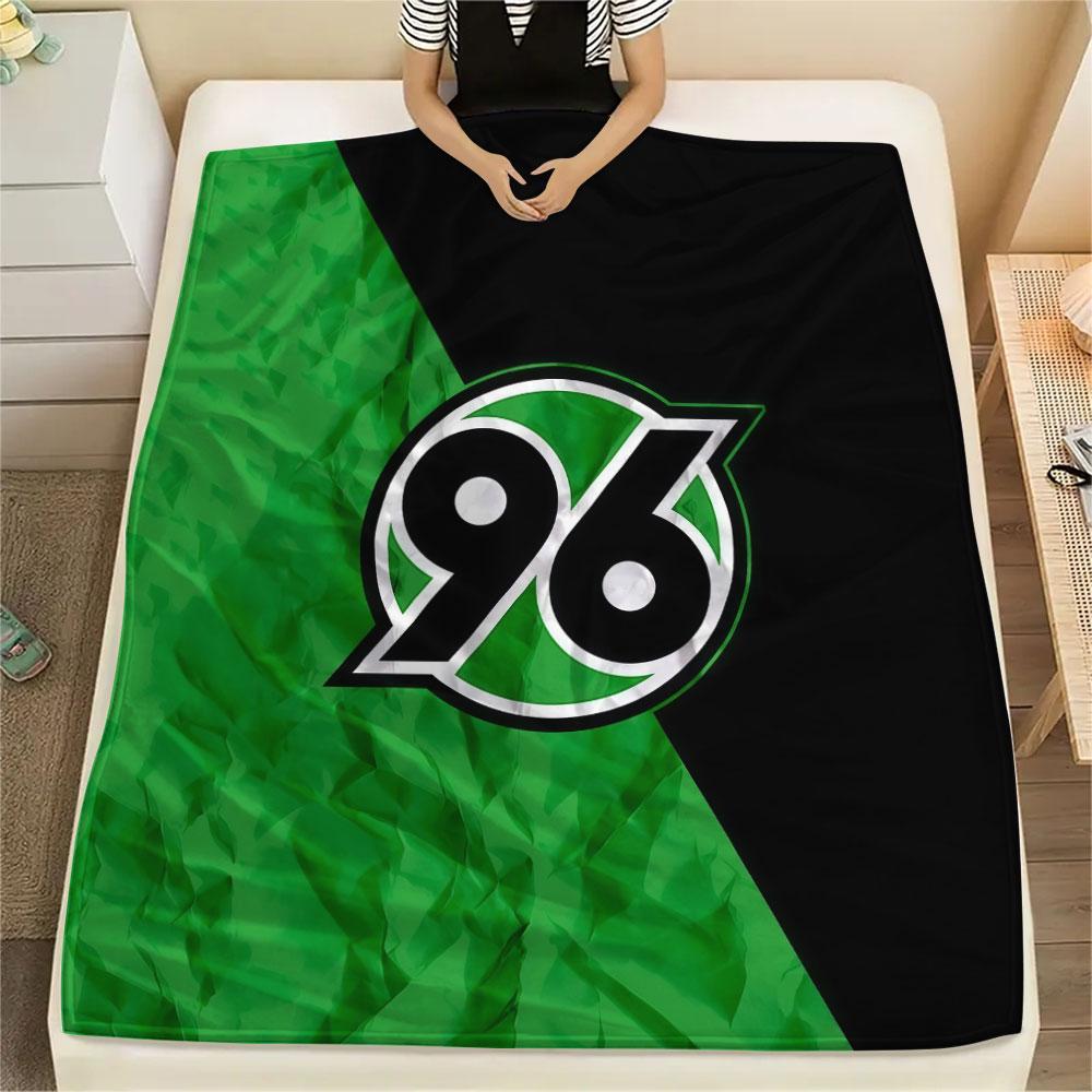 1PC Hannover 96 Patterned Flannel Blanket Suitable For All Seasons for Home Decor Warmth and Comfort Gifts Holiday Present