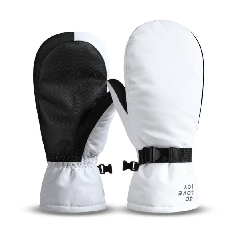 Buy Coated Lacquer Mittens Snowboard Snowmobile Skiing Sports Motorcycle Riding Windproof
