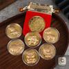 2026 Chinese New Year Horse Coin, Lucky Zodiac Animal Commemorative Souvenir In Storage Bag, Beautiful Collectible Keepsake Gift
