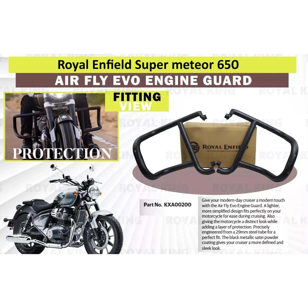 Royal Enfield Super Meteor "650 Black Air Fly Evo Engine Guard"