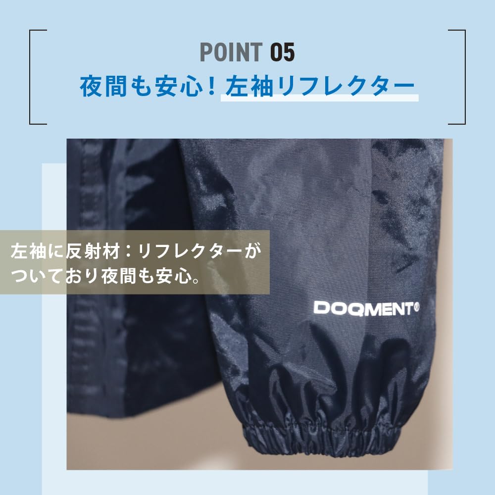 [Document] Waterproof Rain Suit Set with Mesh Jacket and Defend Rain Hoodie, Black, Size L, 3294