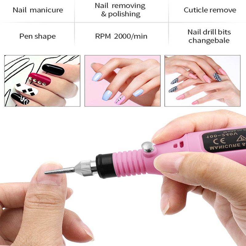 USB Mini Electric Grinding Variable Speed Rotary Tool Kit Drill Bit Engraving Pen for Milling and Polishing Tools