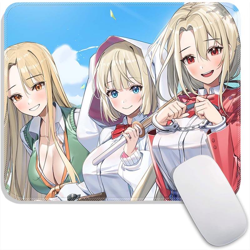 Anime B_Brown Dust II Mouse Pad Small Gaming Mousepad Gamer Non-Slip Edge Standard MousePads PC Compact Stitched Office Mousemat