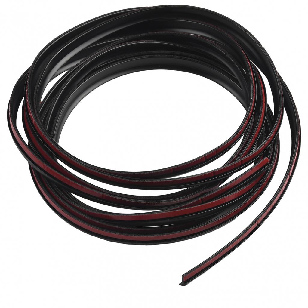 Tira Selladora de Faldón Lateral Moldura en Forma de T Resistente a la Intemperie 4 Metros