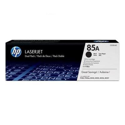 Cartucho de toner HP 85A (CE285AD) preto para impressoras LaserJet P1102/P1106/M1132MFP/M1212MFP/M1217MFP