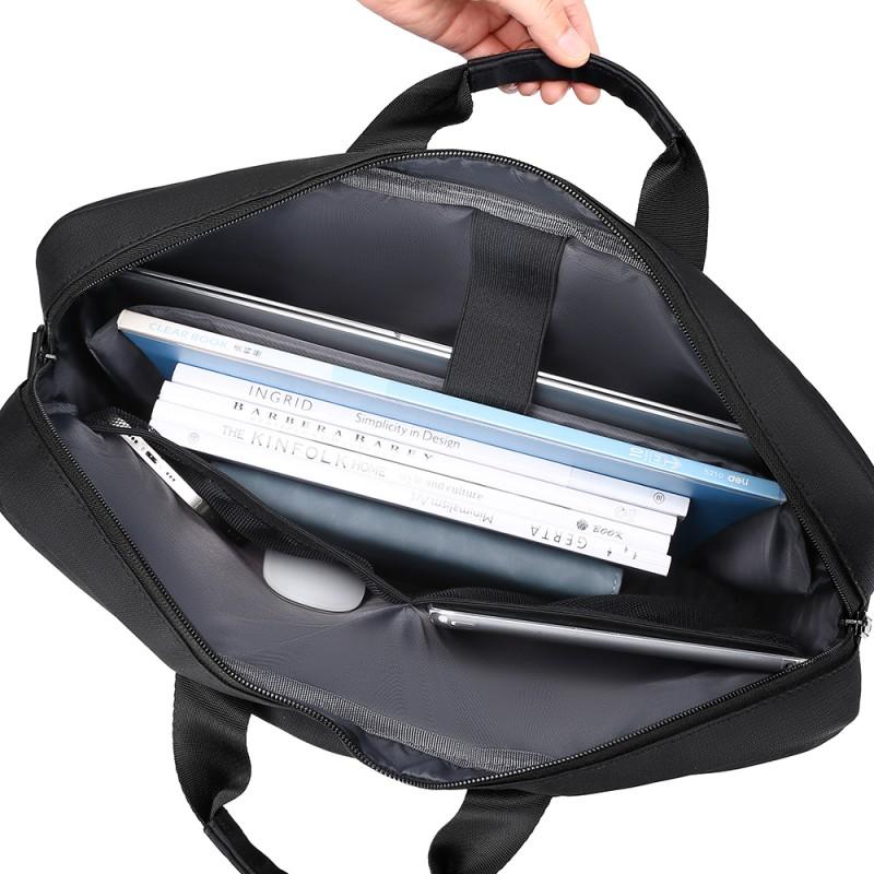 Laptoptasche 15,6-17,3 Zoll, Business-Aktentasche, Umhängetasche für Herren, verstellbarer Schultergurt, geeignet für den täglichen Weg zur Arbeit