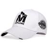 Herren EXPLORE M Wolf Bestickte Baseballkappe Modische Outdoor Freizeit Hip-Hop Kappen Verstellbare LKW-Fahrer Mütze Anglerhüte