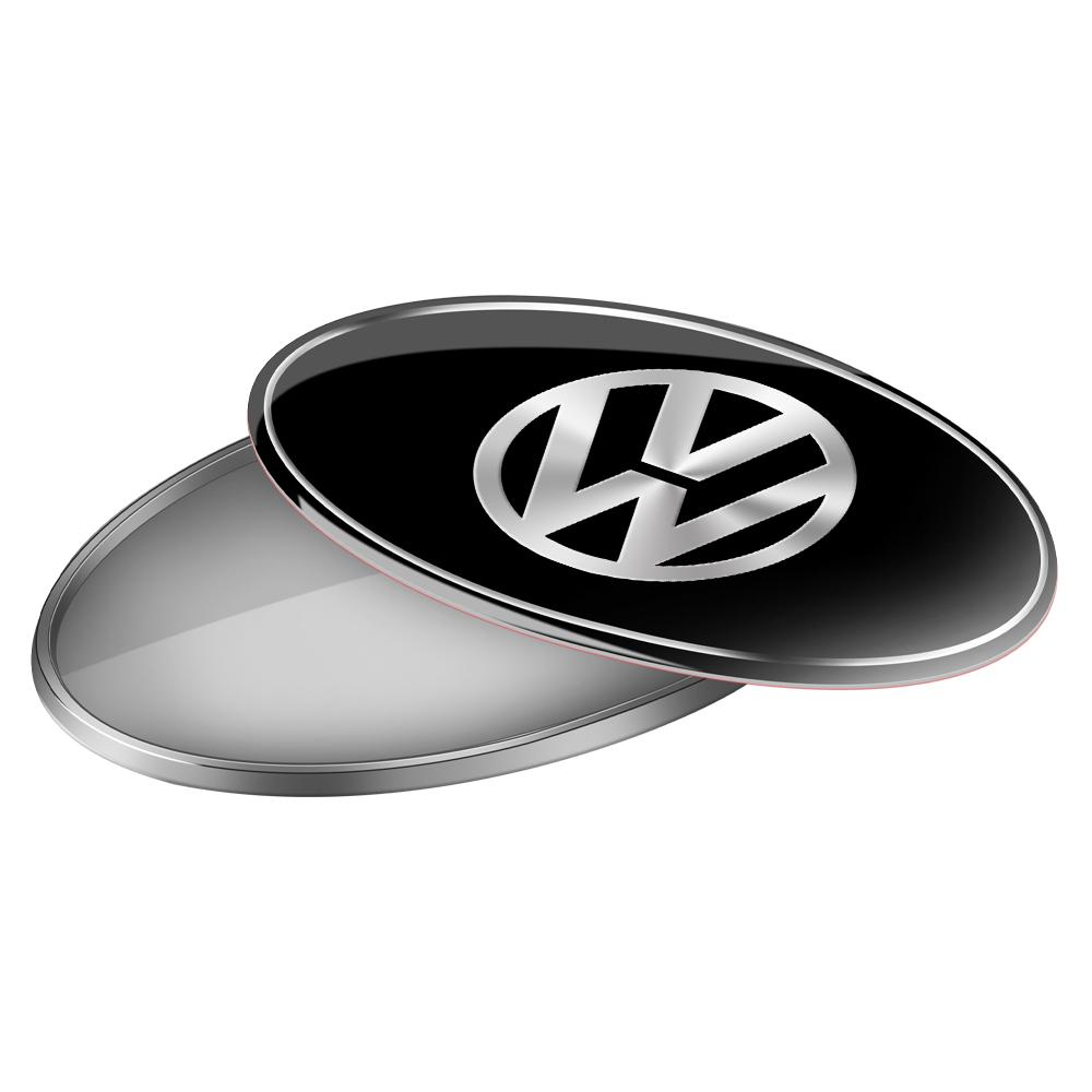 Hub Caps Car Oval Badge Body Door Trunk Sticker Decor Auto Accessories For Volkswagen VW Golf Polo Tiguan TSI TDI Touran Passat QK1