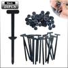 20-200PCS Heavy Duty Nylon Cable Tie Buckle with Pin Button Universal Zip Ties for Car Fender Engine Guard Trunk Lining Repair